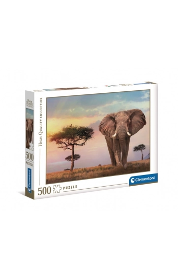 Puzzle 500 HQ Afrykański zachód słońca 35096 - zbiorowa praca