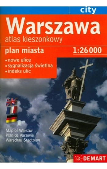 Warszawa kieszonkowy atlas miasta -