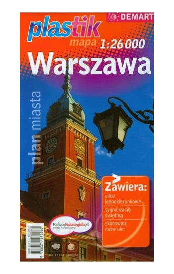 Plan miasta - Warszawa PLASTIK DEMART