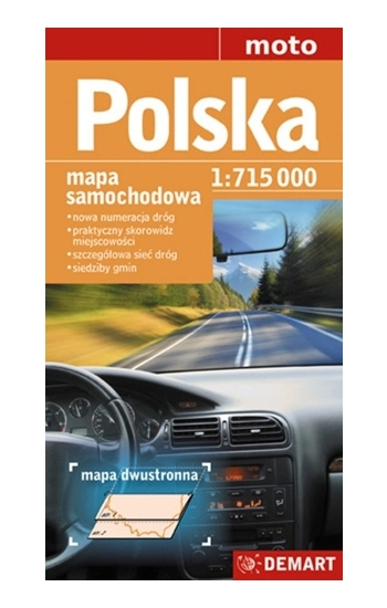 Polska 1:715 000 Mapa Samochodowa - Opracowanie Zbiorowe