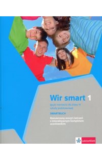 Wir Smart 1 Język niemiecki dla klasy 4 Smartbuch Rozszerzony zeszyt ćwiczeń z interaktywnym kompletem uczniowskim - Gio