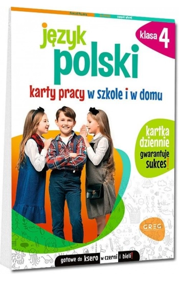 Język polski SP 4 Karty pracy w szkole i w domu - Karolina Cichocka