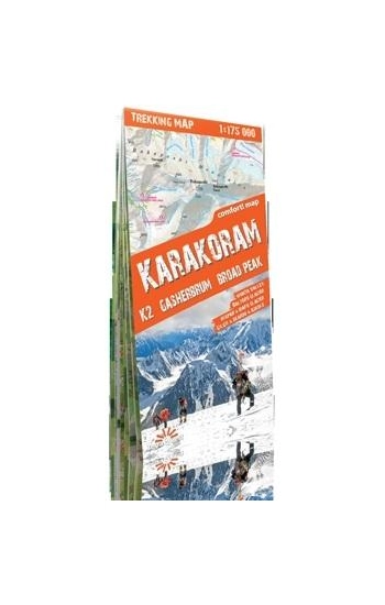 Karakorum mapa trekkingowa