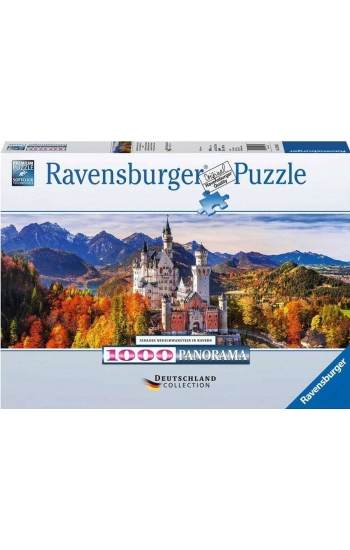 Puzzle 1000 Panoramiczne Zamek w Bawarii 15161 - zbiorowa praca