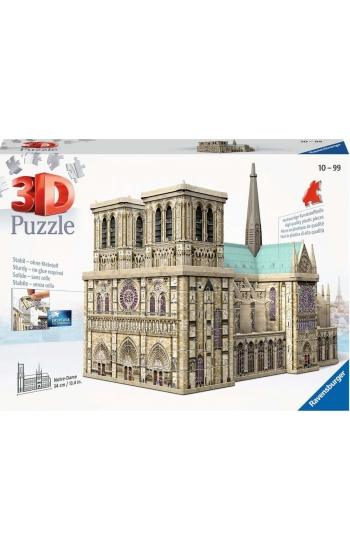 Puzzle 3D 324 Budynki Notre Dame 12523 - zbiorowa praca