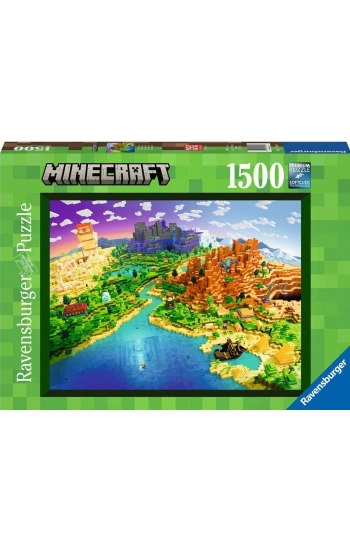 Puzzle 2D 1500 World of Minecraft 17189 - zbiorowa praca
