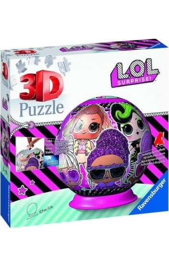 Puzzle 3D 72 Kula LOL Surprise 11162 - zbiorowa praca