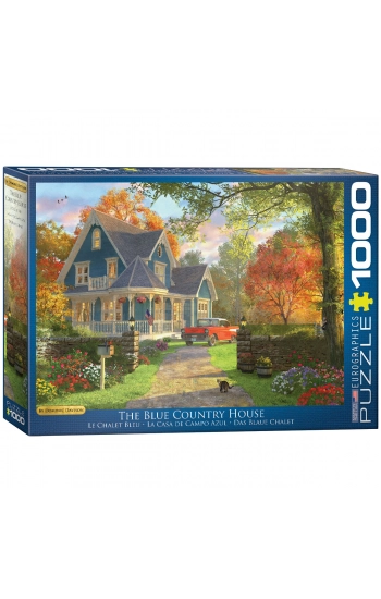 Puzzle 1000 The Blue Country House 6000-0978 - zbiorowa praca