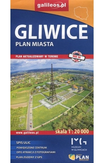 Gliwice plan miasta 1:20 000 -