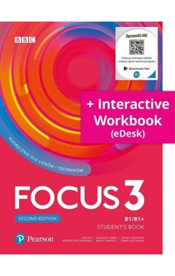 Focus Second Edition 3 Student Book + kod Digital + MyEnglishLab + ebook - Praca Zbiorowa