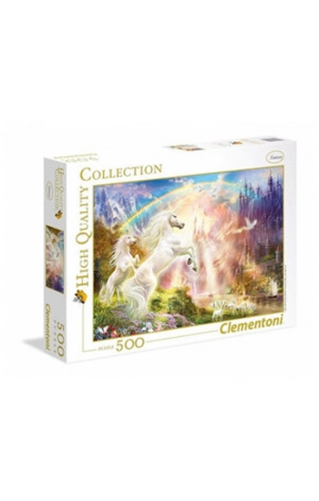 Puzzle High Quality Collection Sunset Unicorns 500 -