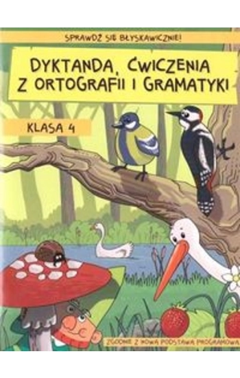Dyktanda ćwiczenia z ortografii i gramatyki KL.4 / Kameleon - Wiesława Zaręba