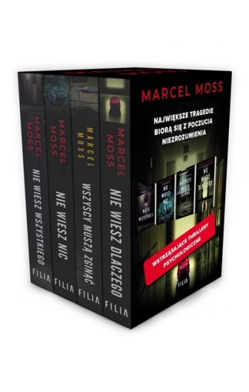 Pakiet Nie wiesz wszystkiego / Nie wiesz nic / Wszyscy muszą zginąć / Nie wiesz dlaczego - Marcel Moss