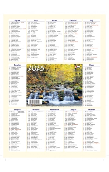 Kalendarz 2023 Listkowy roczny KL mix - praca zbiorowa
