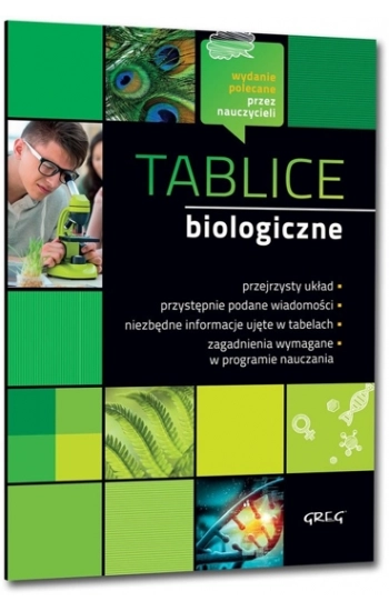 Tablice biologiczne GREG - Agnieszka Jakubowska