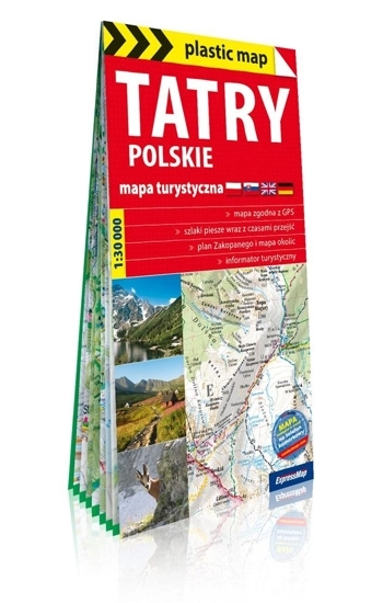 Tatry polskie mapa turystyczna 1:30 000 - praca zbiorowa