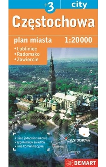Częstochowa plus 3 1:20 000 plan miasta - Opracowanie zbiorowe