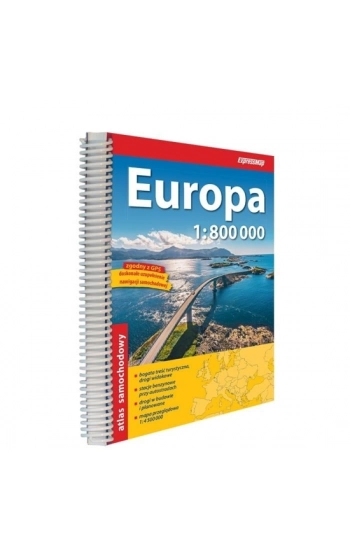Europa; atlas samochodowy 1:800 000 - zbiorowe Opracowanie