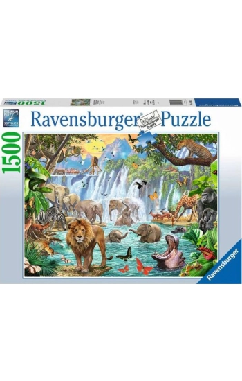 Puzzle 2D 1500 Wodospad safari 16461 - zbiorowa praca