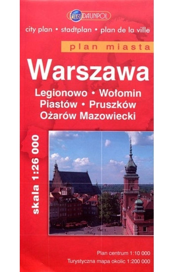 Warszawa plan miasta 1:26 000 -