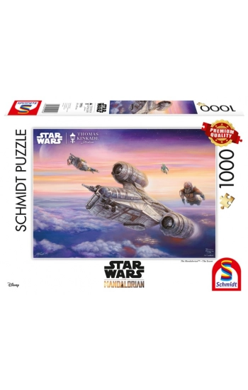 Puzzle 1000 PQ Star Wars The Mandalorian Eskorta T. Kinkade 110804 - zbiorowa praca