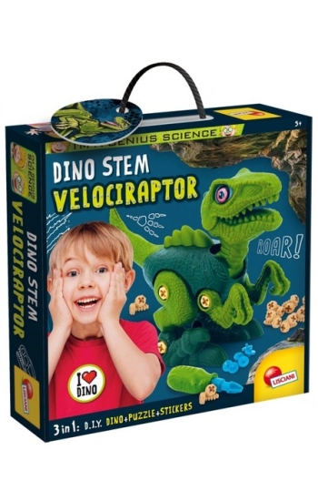 Mały Geniusz - dinozaur Velociraptor - Praca Zbiorowa