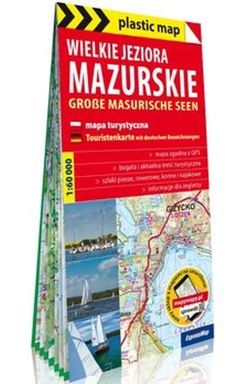 Wielkie Jeziora Mazurskie foliowana mapa turystyczna 1:60 000 - zbiorowa praca