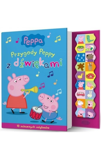 Świnka Peppa Przygody Peppy z dźwiękami - Opracowanie Zbiorowe