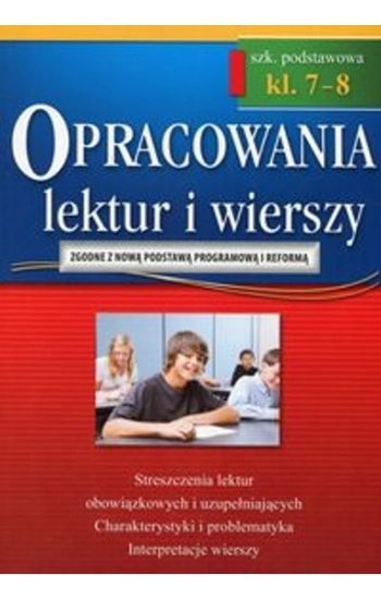 Opracowania lektur i wierszy klasa 7-8 szkoła podstawowa - Jakub Bączyński