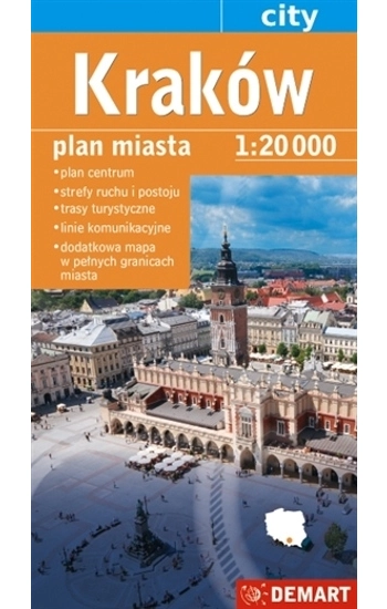Kraków plan miasta 1:20 000 -