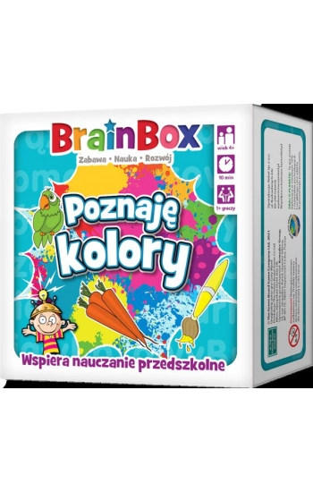 Gra BrainBox Poznaję kolory - zbiorowa praca