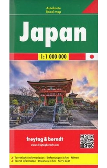 Japonia mapa 1:1 000 000 - Opracowanie Zbiorowe