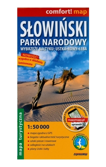 Słowiński Park Narodowy Mapa turystyczna 1:50 000