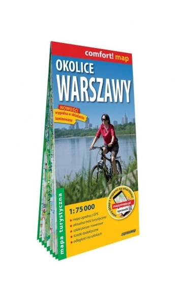 Okolice Warszawy Mapa turystyczna 1:75 000