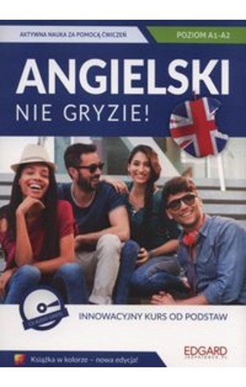 Angielski nie gryzie Poziom A1-A2 + CD - Agata Nowak