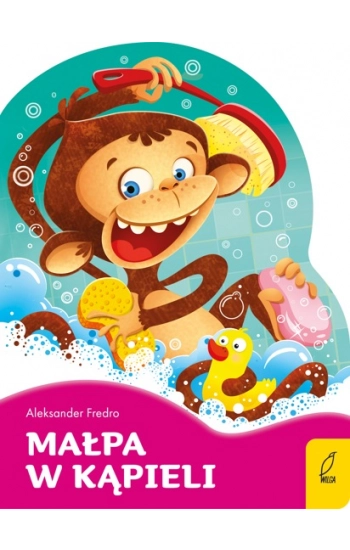 Małpa w kąpieli Poeci dla dzieci Wykrojnik - Aleksander Fredro