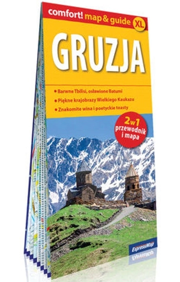 Gruzja laminowany map&guide XL (2w1: przewodnik i mapa) - Marcin Szymczak