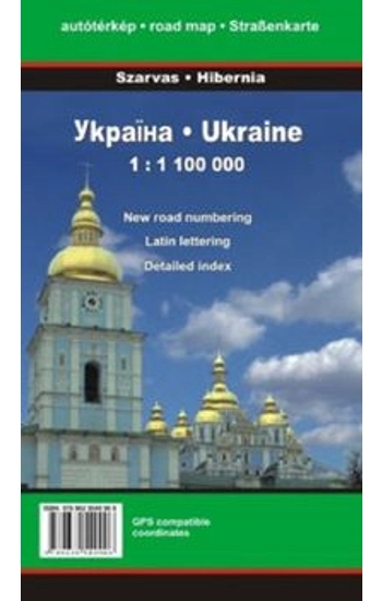 Ukraina 1:1100000 Mapa samochodowa - zbiorowa praca