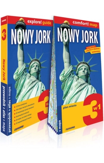 Nowy Jork 3w1: przewodnik + atlas + mapa - Byrtek Katarzyna