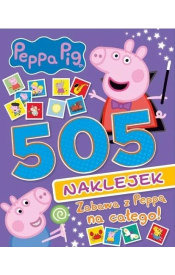 Peppa Pig 505 naklejek. Zabawa na całego!