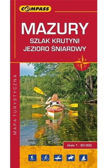 Mazury - Szlak Krutyni, J. Śniardwy Mapa turystyczna 1:60 000 - praca zbiorowa