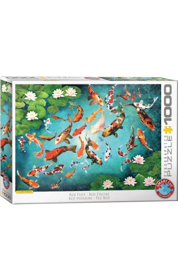 Puzzle 1000 Colorful Koi 6000-5696 - zbiorowa praca