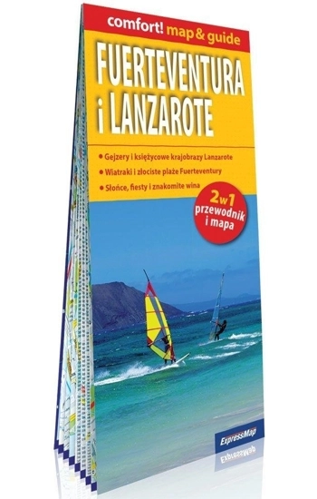 Fuerteventura i Lanzarote laminowany map&guide (2w1: przewodnik i mapa) - praca zbiorowa