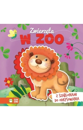 Książka z szablonem Zwierzęta w zoo - Opracowanie Zbiorowe